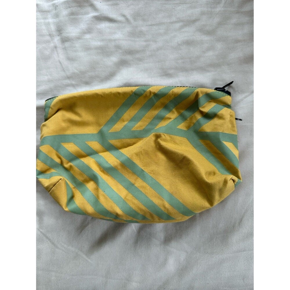 Sig Zane Designs Rare Hawaiian Tribal Geometric Zipper Cosmetic Bag Pouch